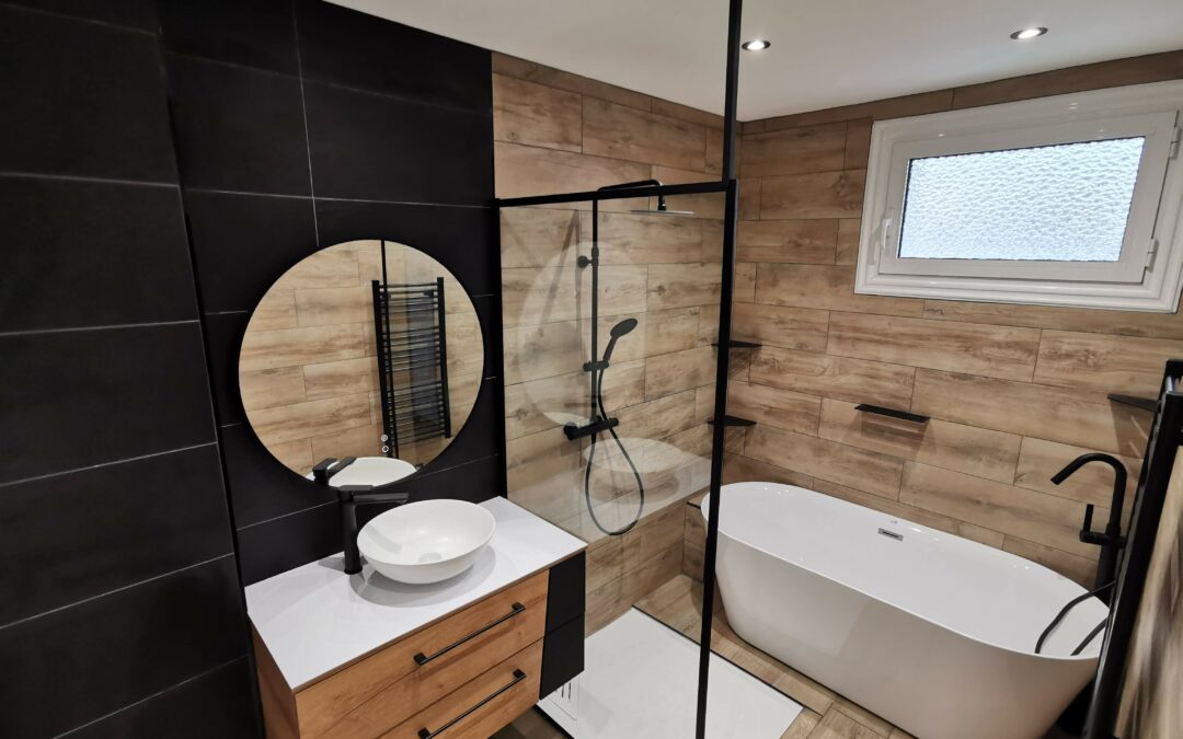 Le look atelier pour une salle de bain unique !